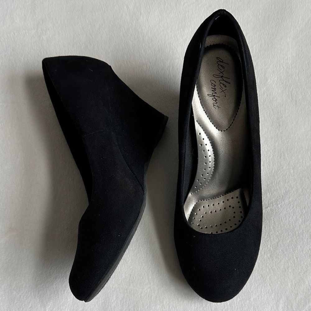 Dexflex Comfort Black Women's Flats
